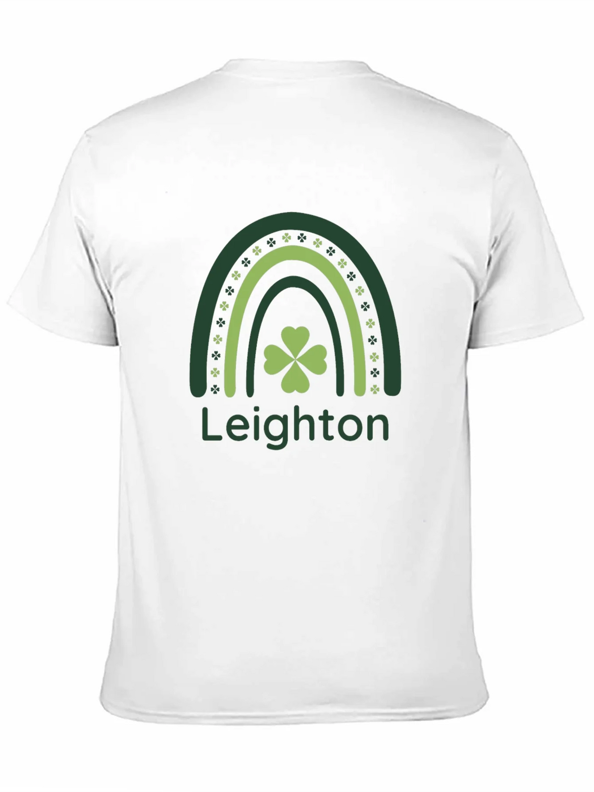 St. Patricks Day Rainbow Shamrock T-Shirt product image 10