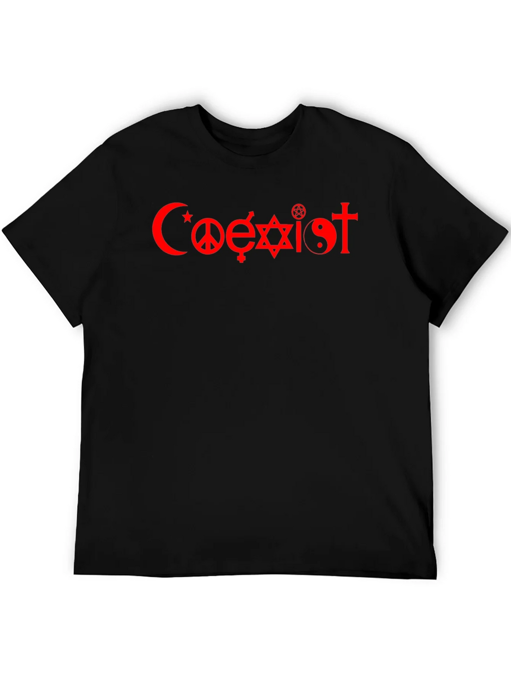 Coexist Graphic T-Shirt - Black product image 5