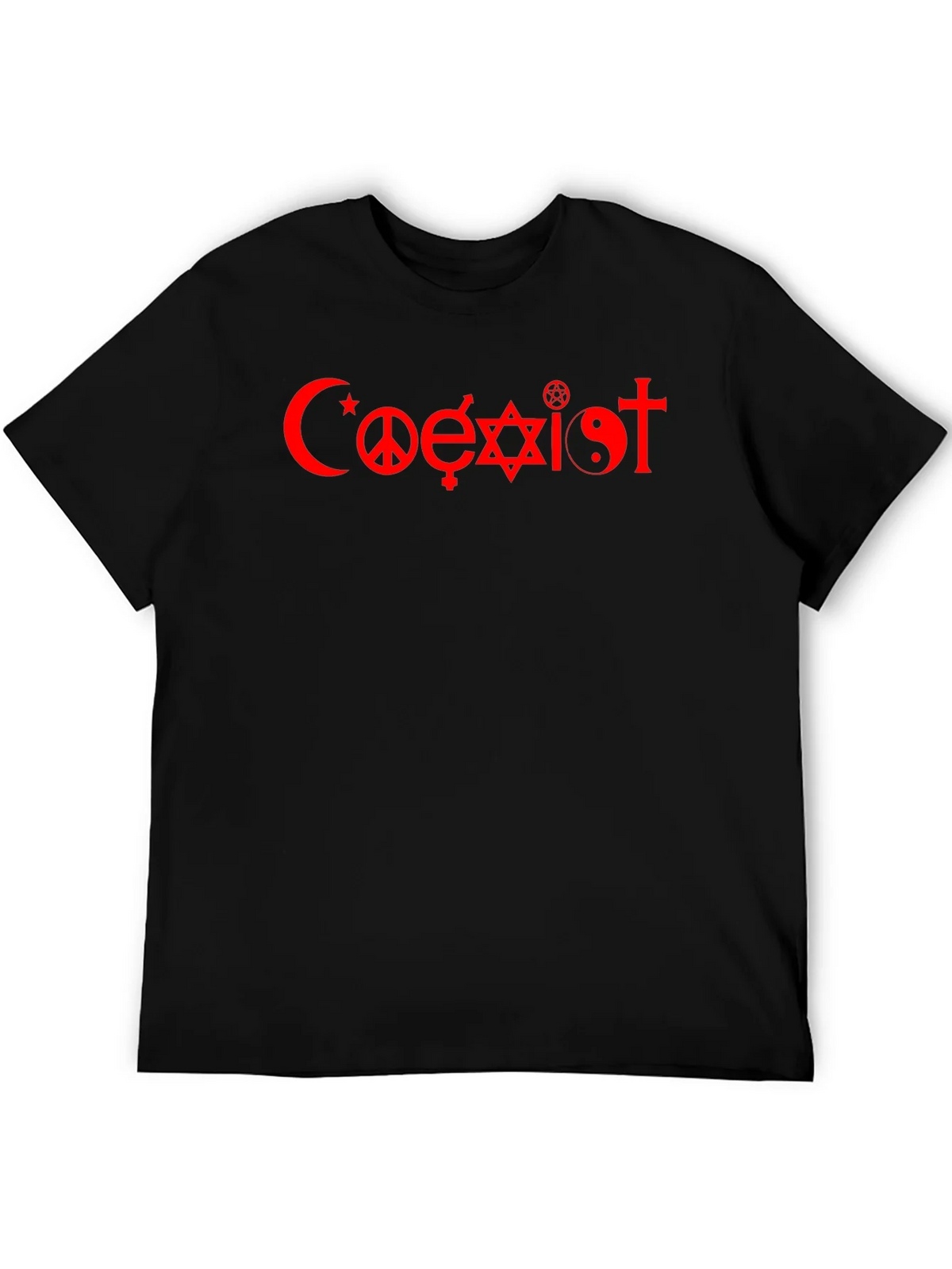 Coexist Graphic T-Shirt - Black product image 5