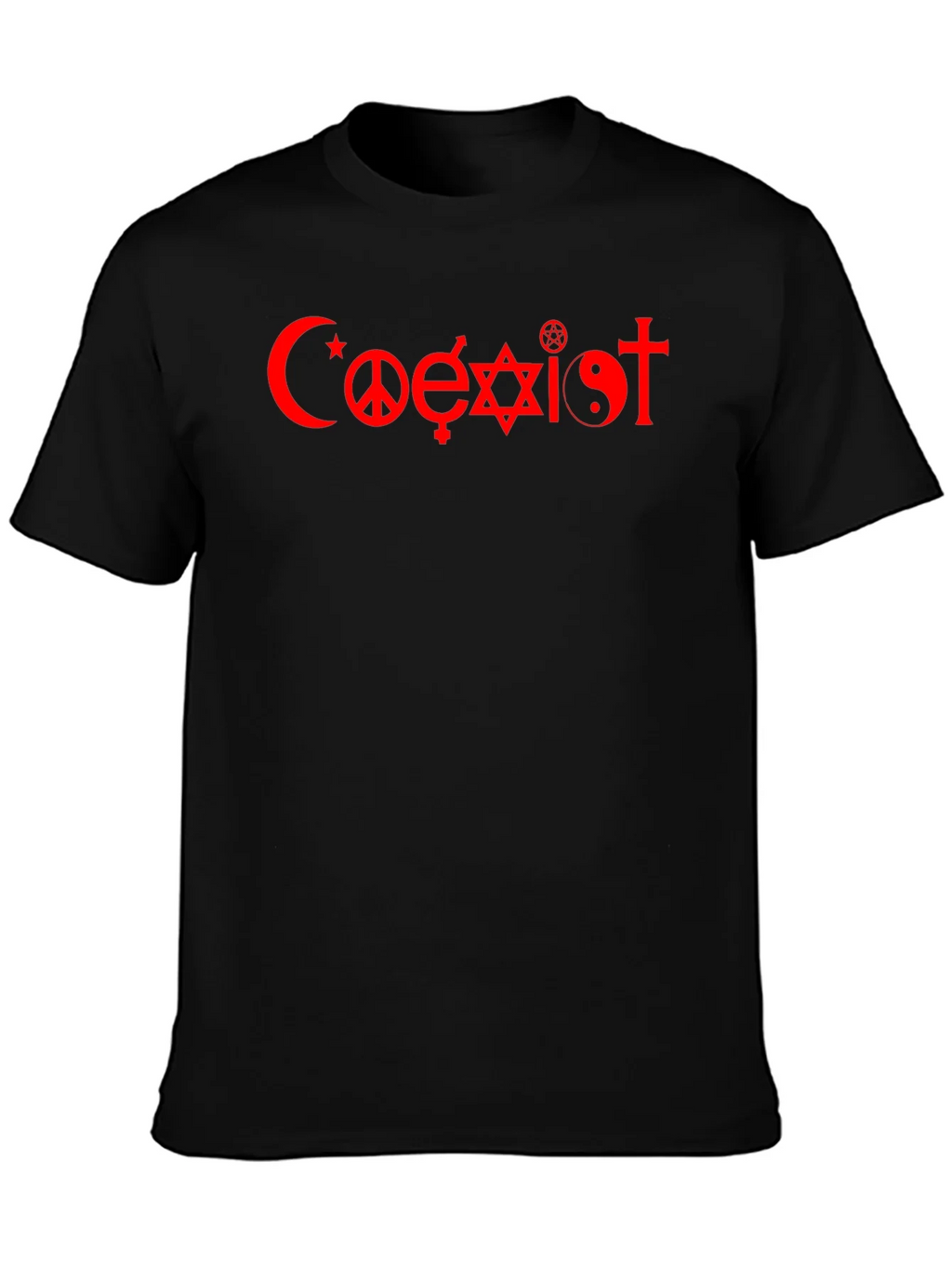 Coexist Graphic T-Shirt - Black product image 3