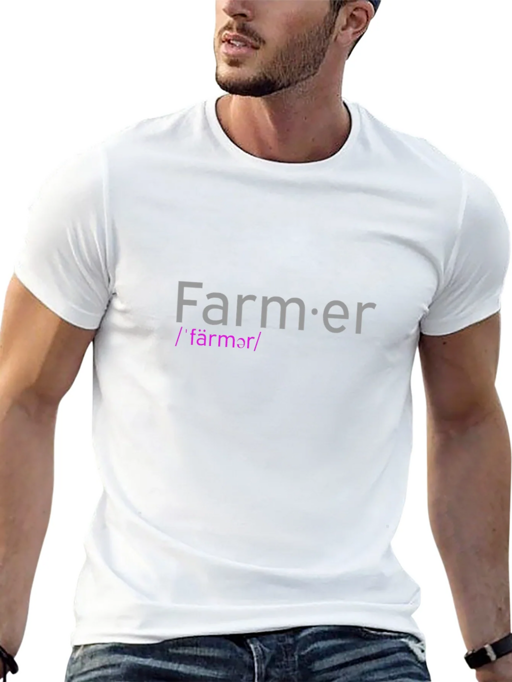 Farmer Definition Graphic Tee - Soft Cotton Crew Neck Shirt product image 12