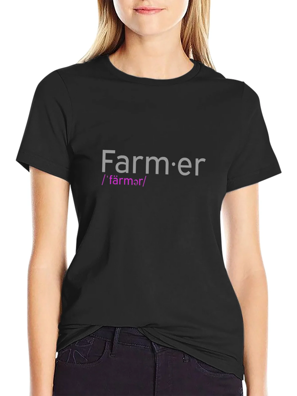 Farmer Definition Graphic Tee - Soft Cotton Crew Neck Shirt product image 2