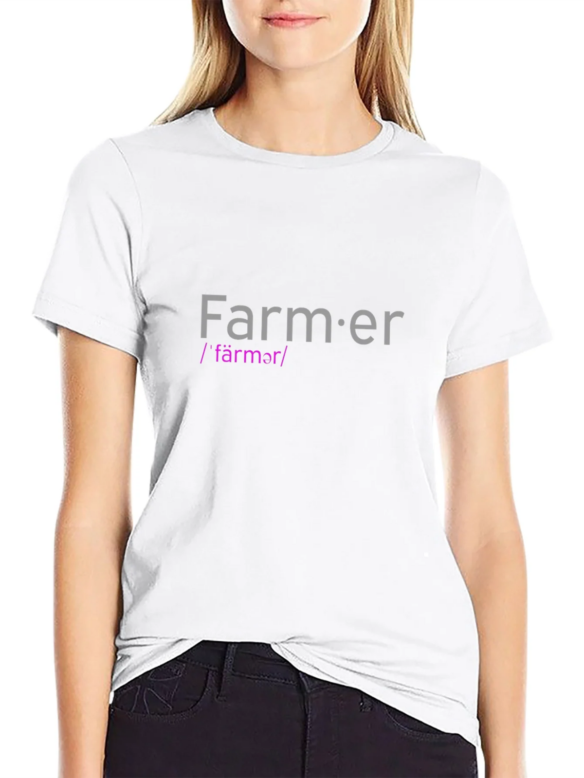 Farmer Definition Graphic Tee - Soft Cotton Crew Neck Shirt product image 8