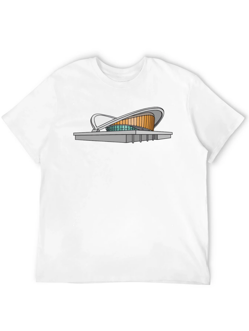 Modern Architecture Tee - Black Cotton Blend product image 11