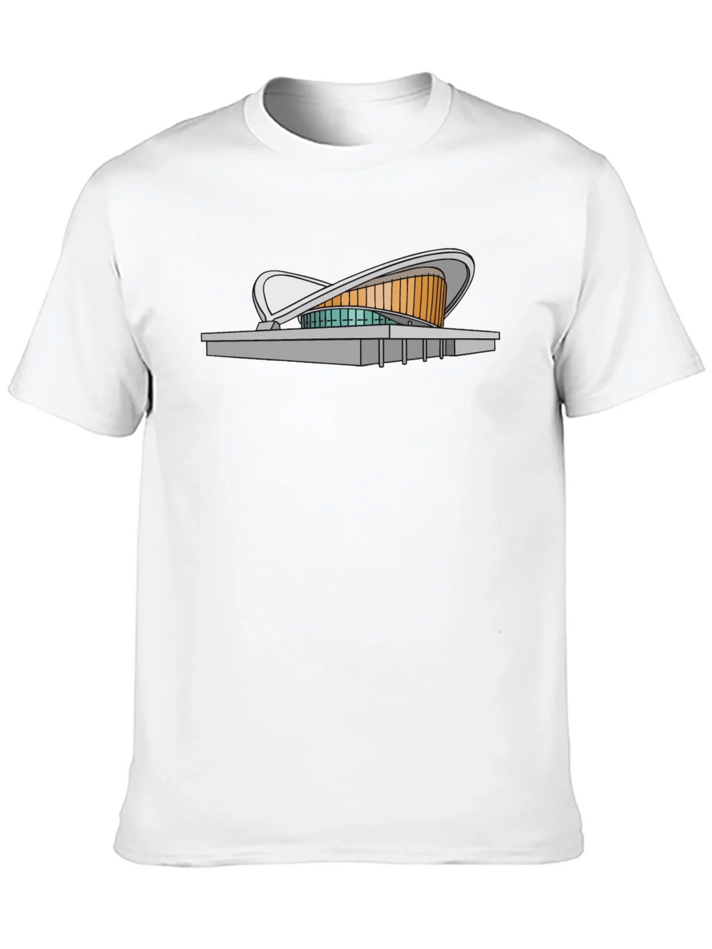 Modern Architecture Tee - Black Cotton Blend product image 9