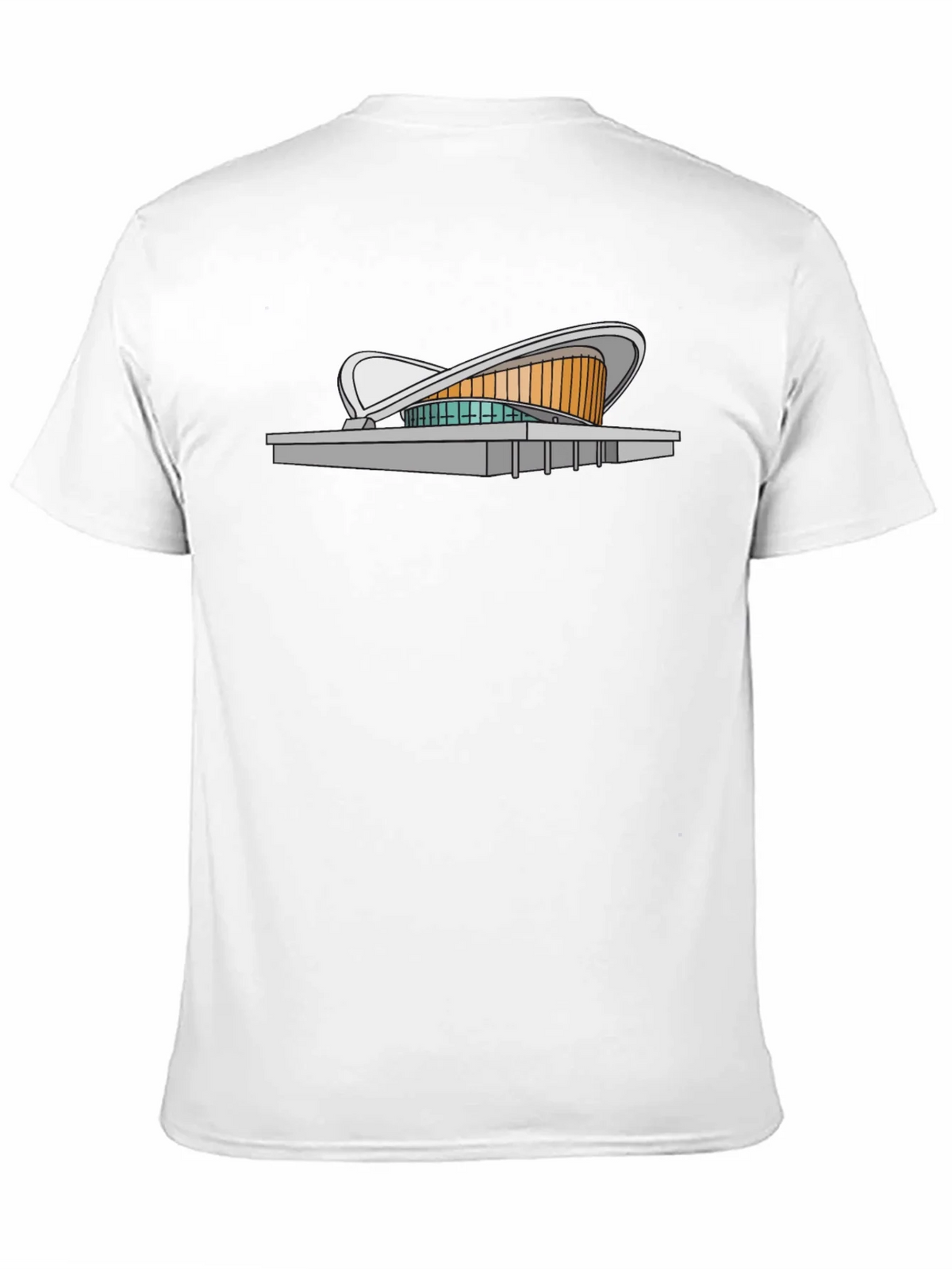 Modern Architecture Tee - Black Cotton Blend product image 10
