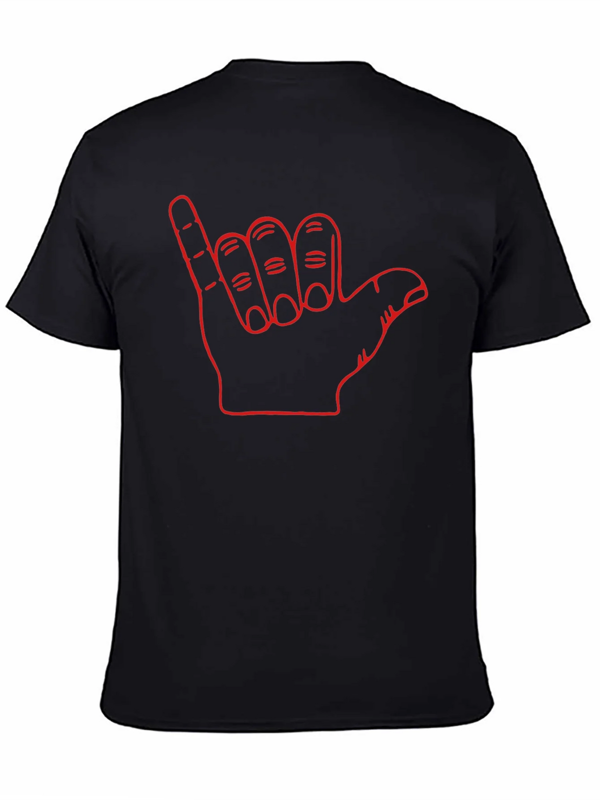 Hang Loose Shaka Sign Graphic Tee product image 4
