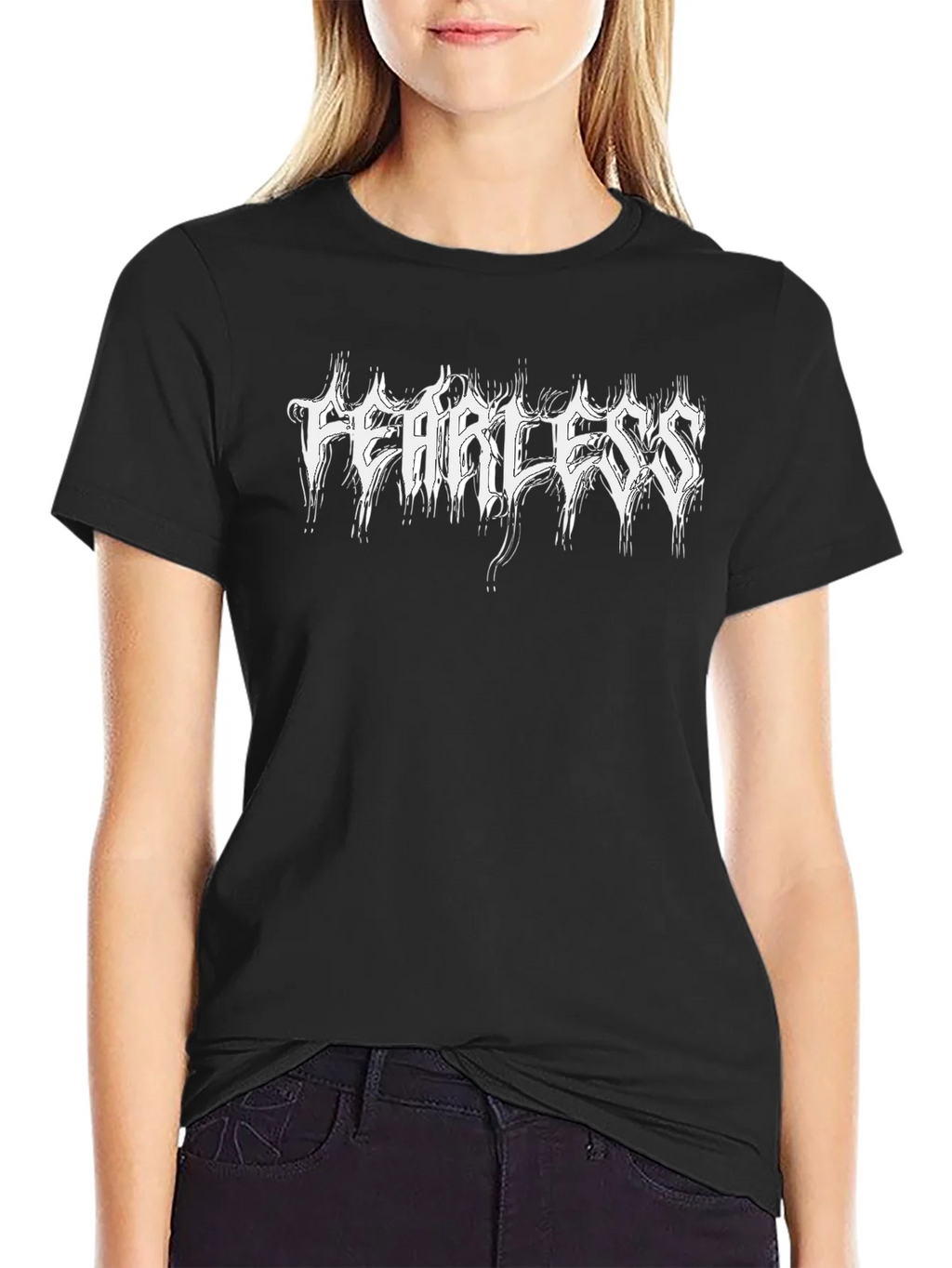Fearless Graphic Tee - Black Metal Style product image 2