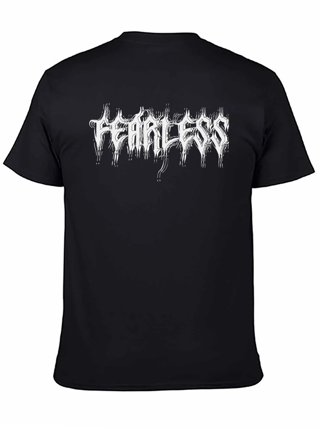 Fearless Graphic Tee - Black Metal Style product image 4