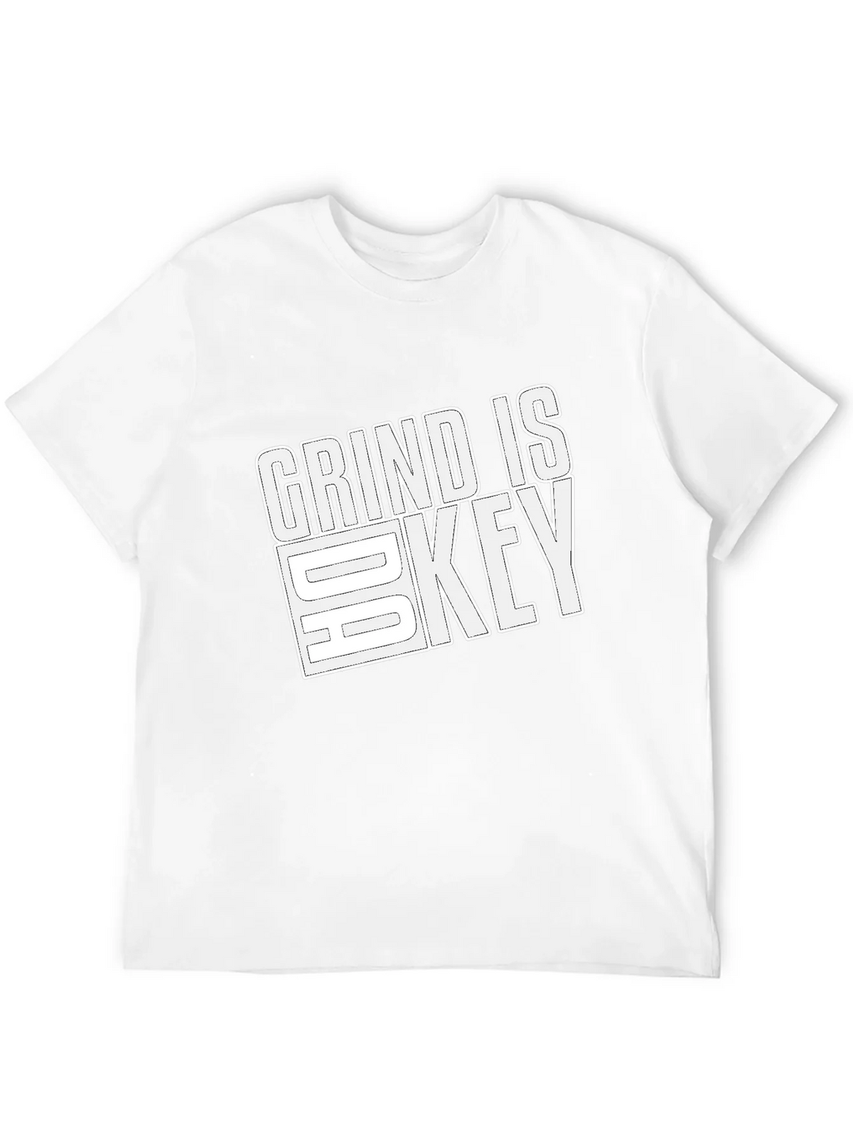 Grind is Key Black Graphic T-Shirt product image 11