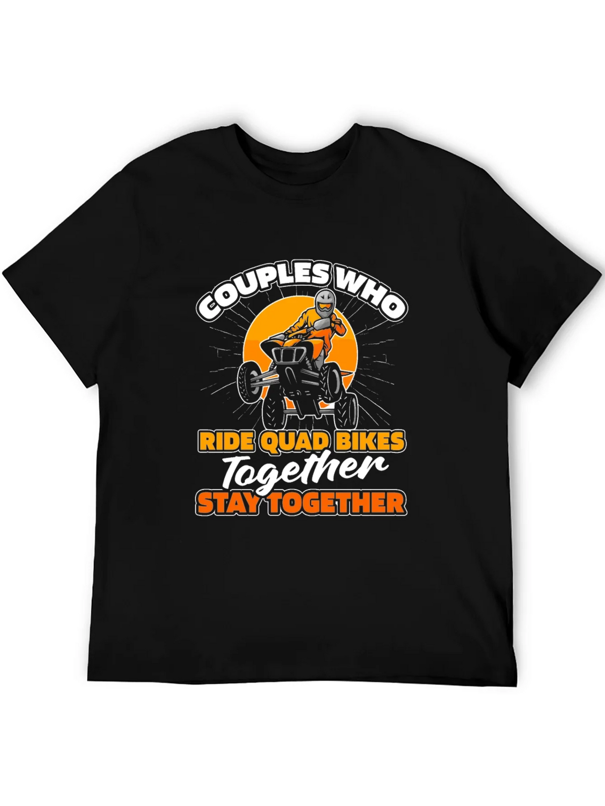Couples Who Ride Quad Bikes T-Shirt product image 5