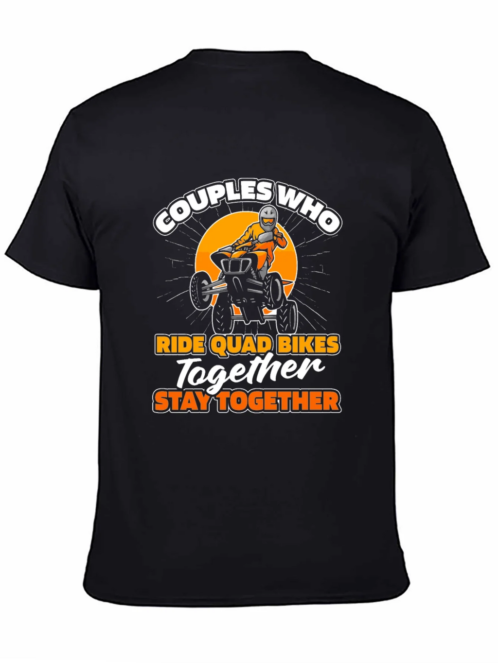 Couples Who Ride Quad Bikes T-Shirt product image 4