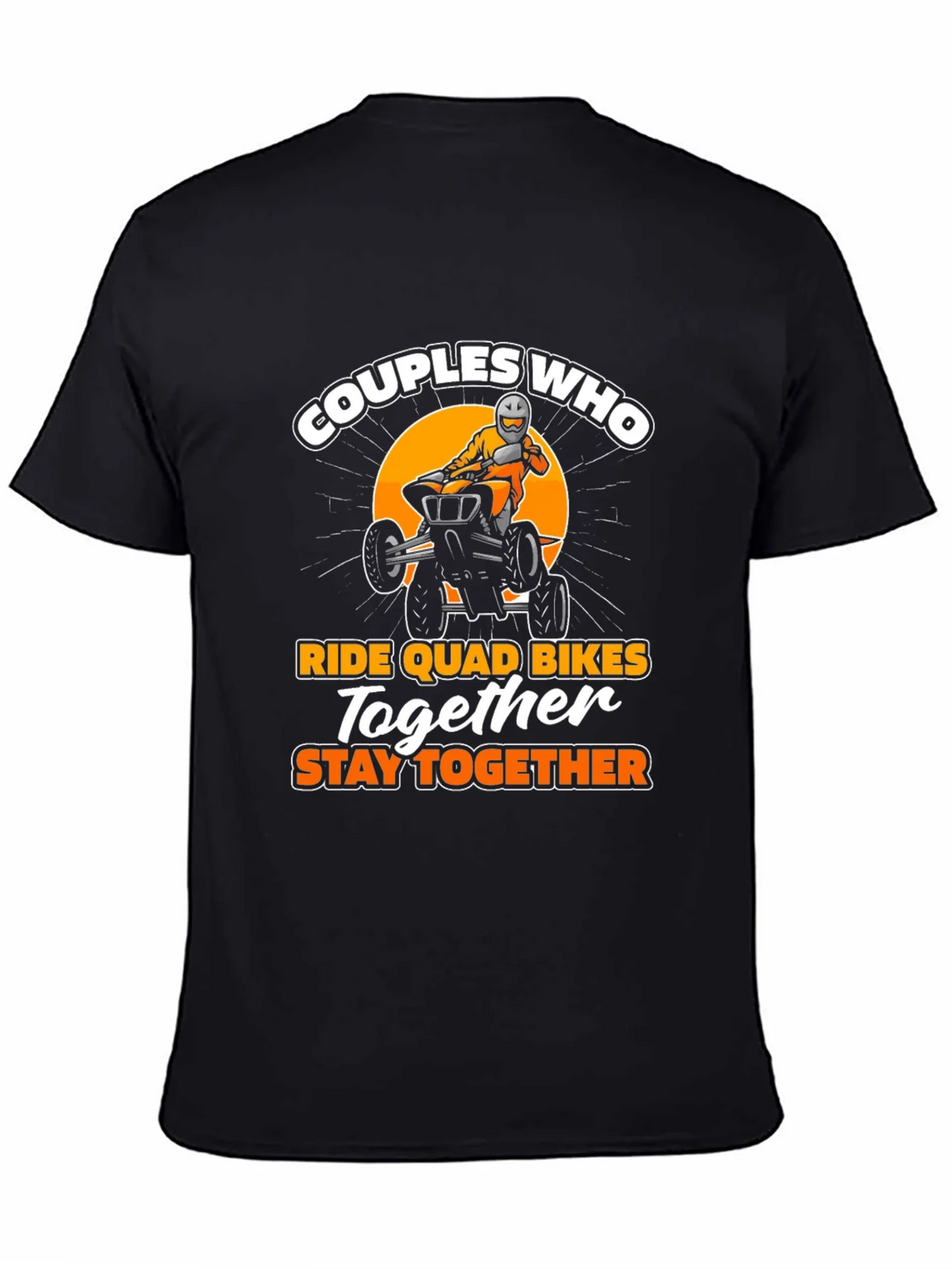 Couples Who Ride Quad Bikes T-Shirt product image 4