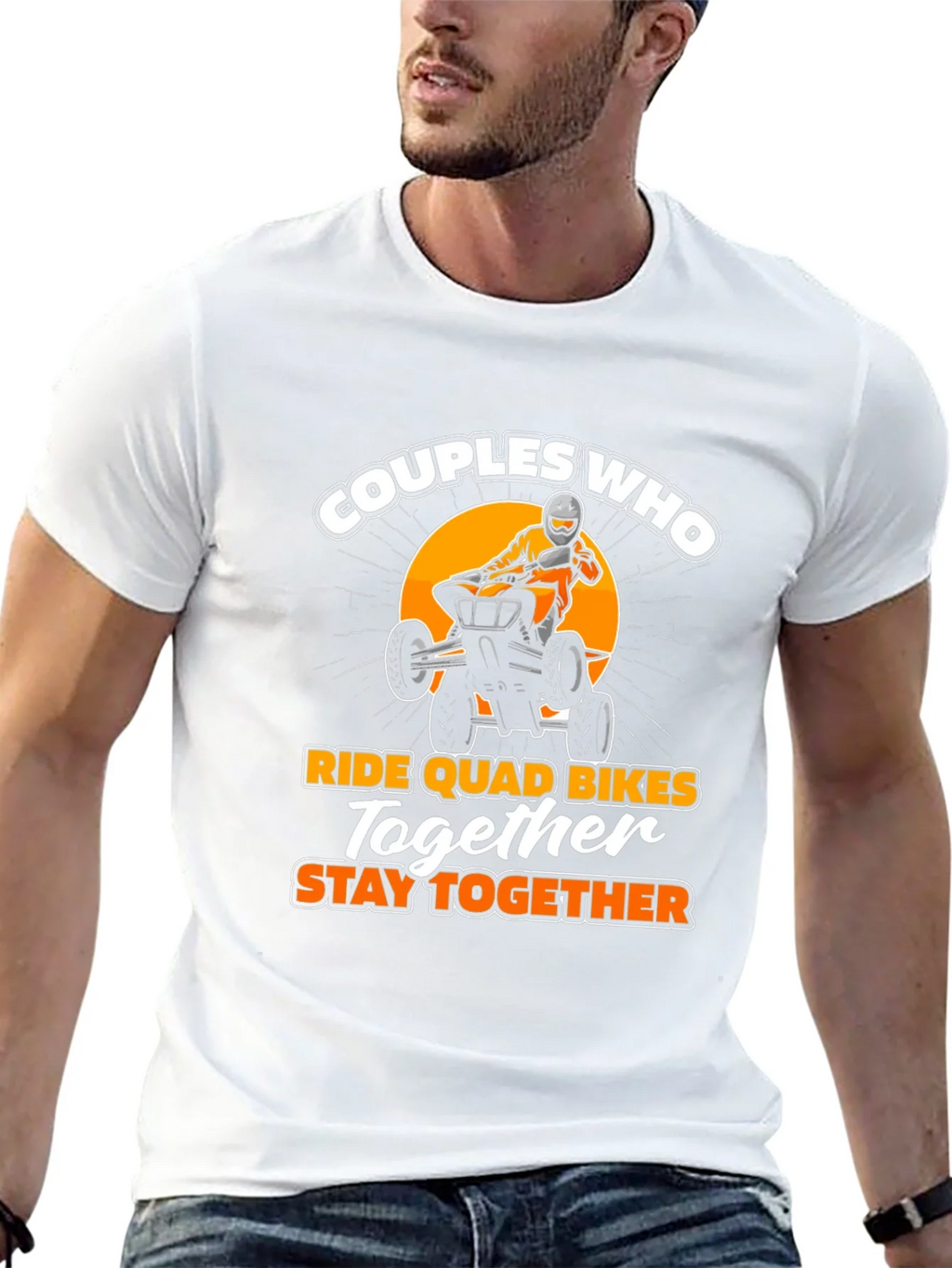Couples Who Ride Quad Bikes T-Shirt product image 12
