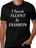 Fluent in Fashion Graphic Tee product image 1