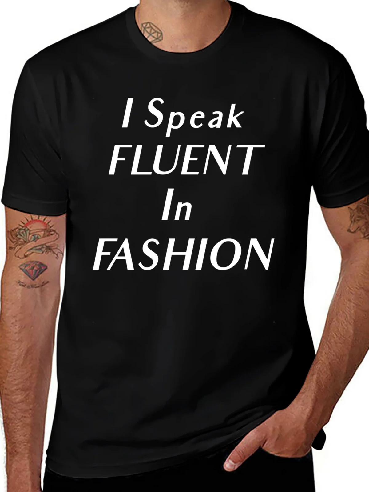Fluent in Fashion Graphic Tee product image 1