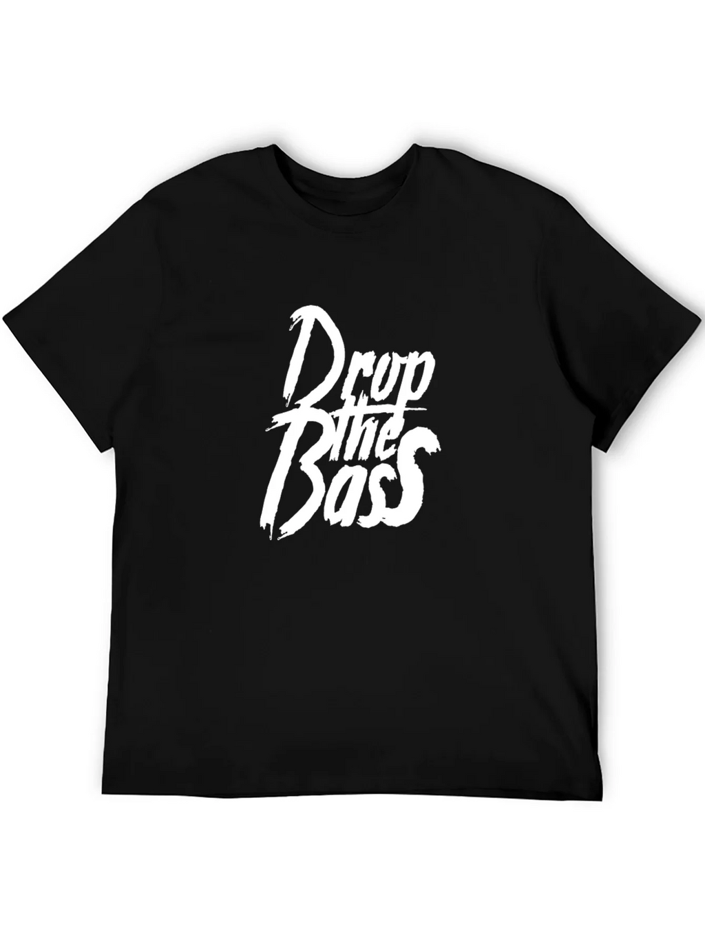 Drop the Bass Graphic Tee - Black Cotton T-Shirt product image 5