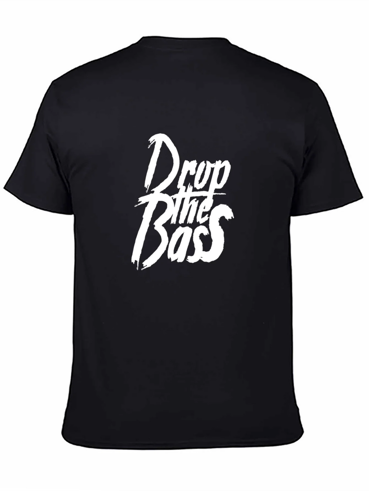 Drop the Bass Graphic Tee - Black Cotton T-Shirt product image 4