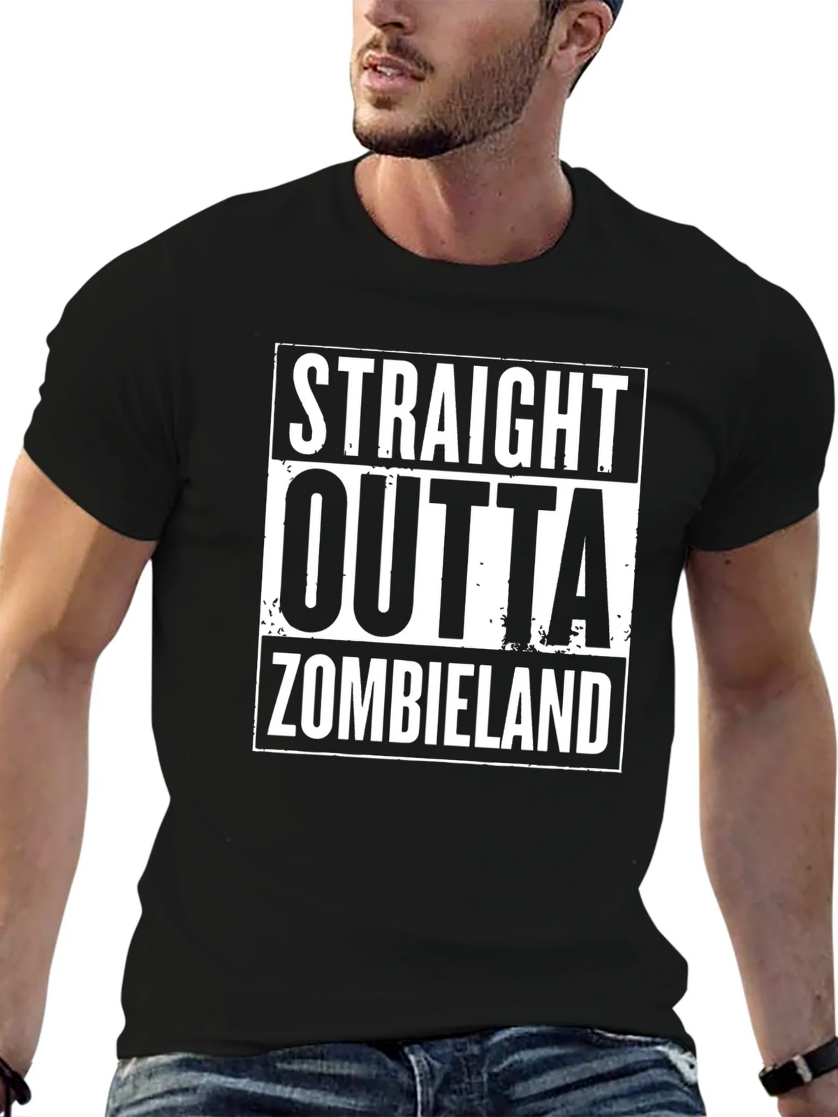 Straight Outta Zombieland Graphic T-Shirt product image 4