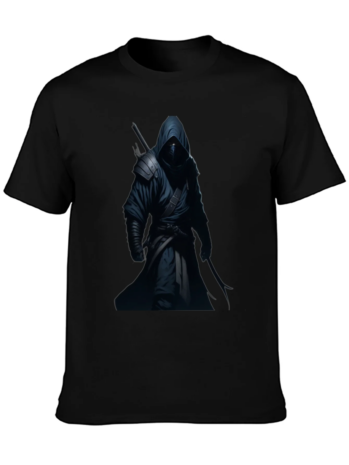 Ninja Warrior Black Graphic T-Shirt product image 3