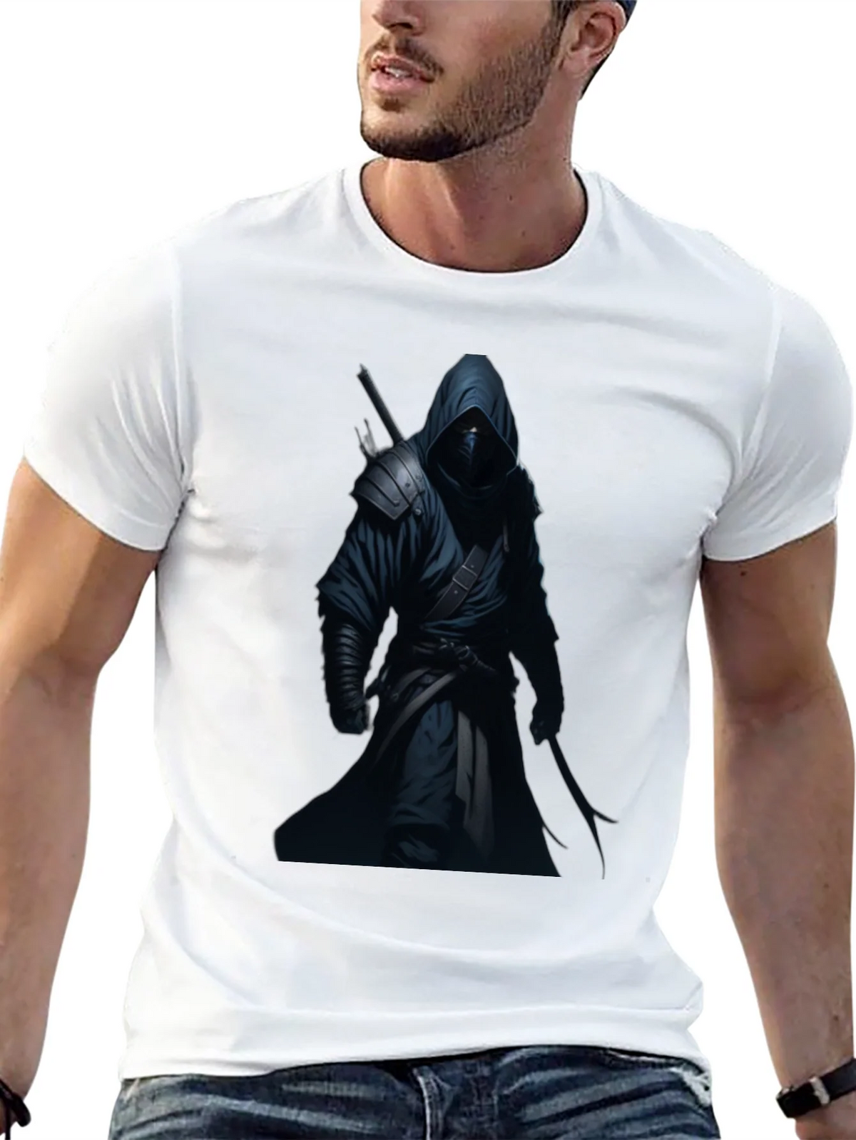 Ninja Warrior Black Graphic T-Shirt product image 12