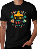 Cinco de Mayo T-Shirt - Black Cotton Graphic Tee product image 1
