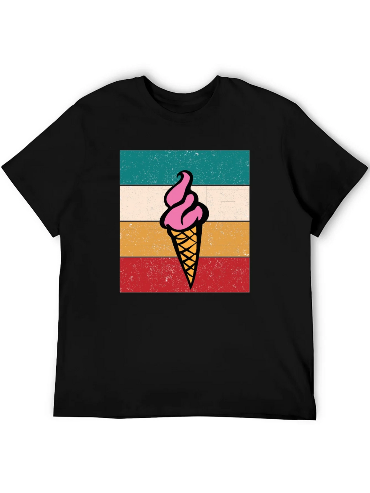 Retro Ice Cream Graphic Tee - Unisex Soft Cotton T-Shirt product image 4