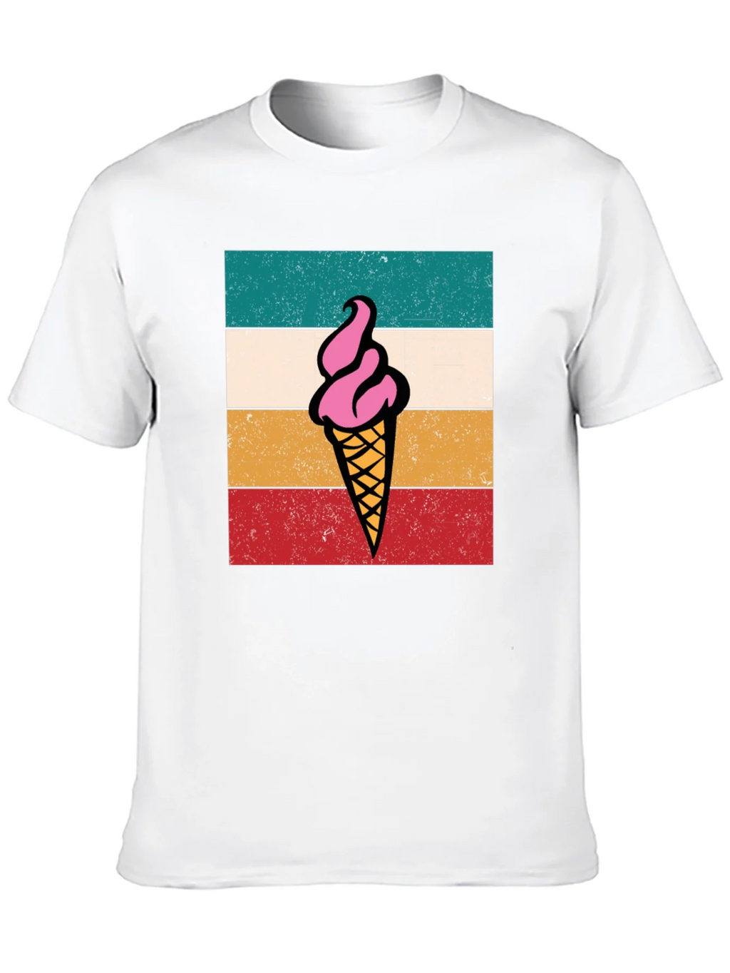 Retro Ice Cream Graphic Tee - Unisex Soft Cotton T-Shirt product image 8