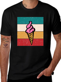 Retro Ice Cream Graphic Tee - Unisex Soft Cotton T-Shirt product image 1