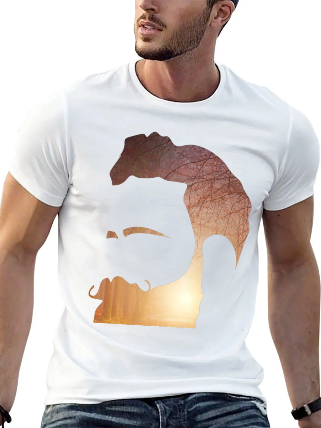 Abstract Silhouette Graphic Tee product image 12