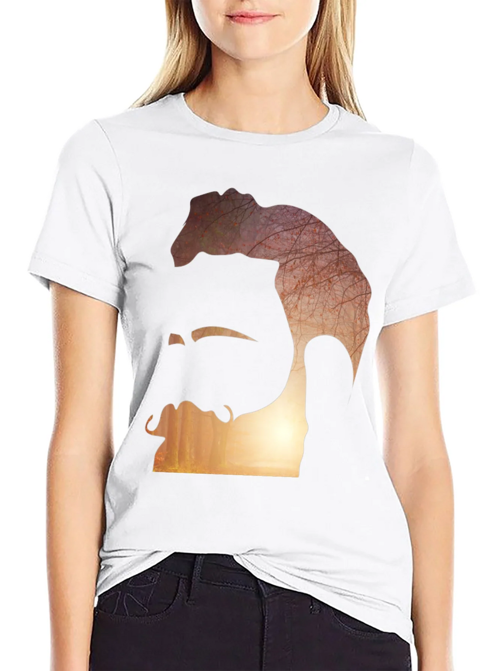 Abstract Silhouette Graphic Tee product image 8