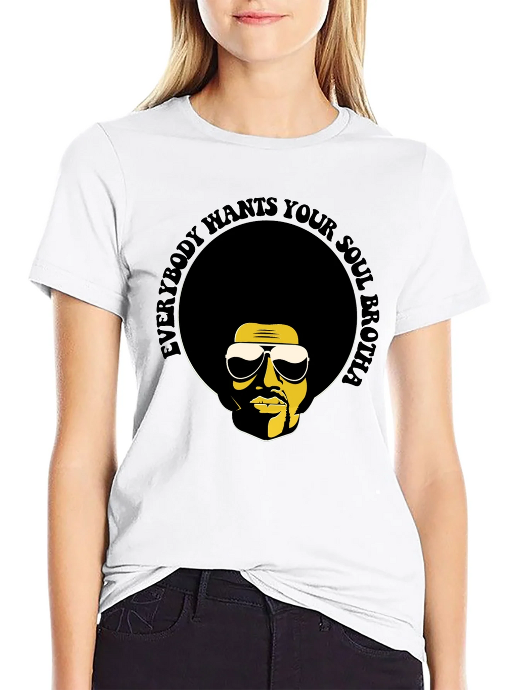 Soul Brotha T-Shirt - Retro Afro Graphic Tee product image 8