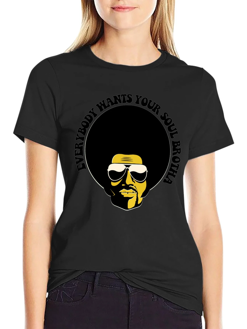 Soul Brotha T-Shirt - Retro Afro Graphic Tee product image 2