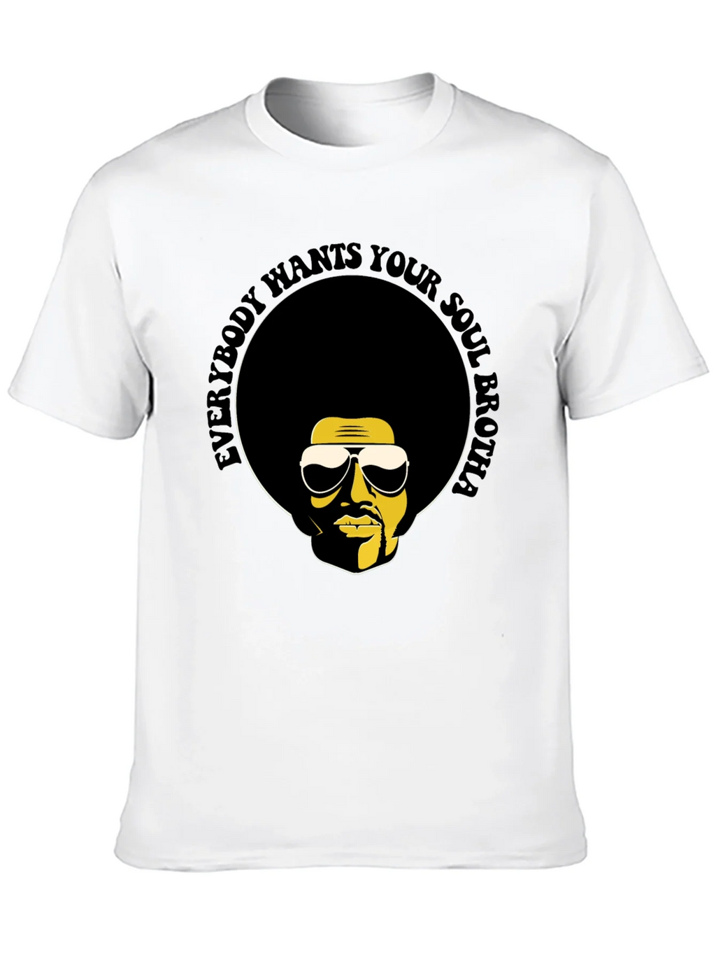 Soul Brotha T-Shirt - Retro Afro Graphic Tee product image 9