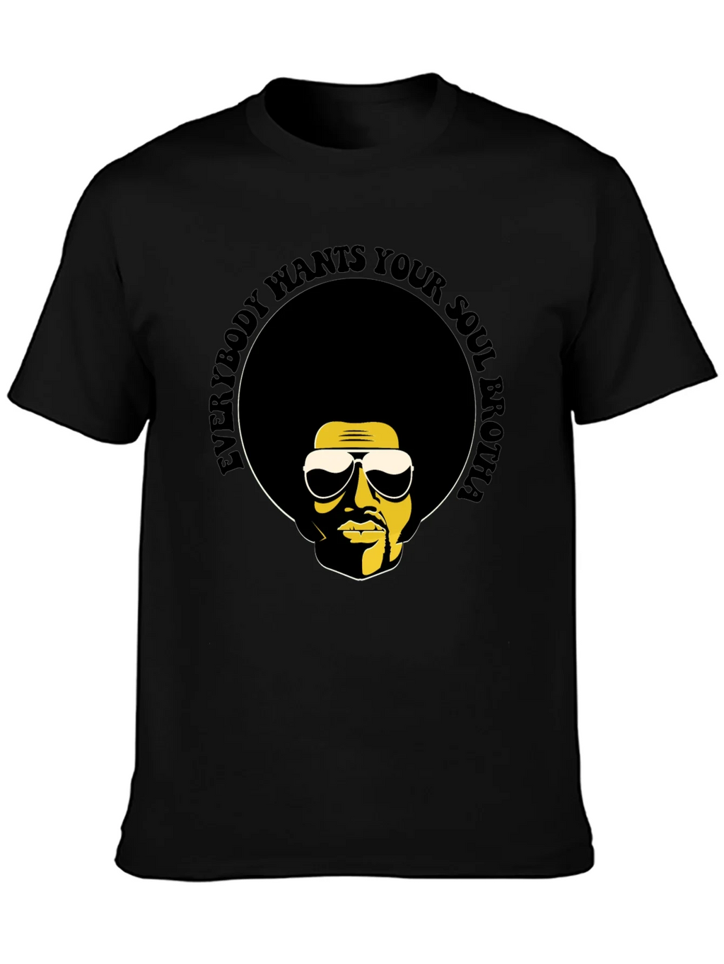 Soul Brotha T-Shirt - Retro Afro Graphic Tee product image 3