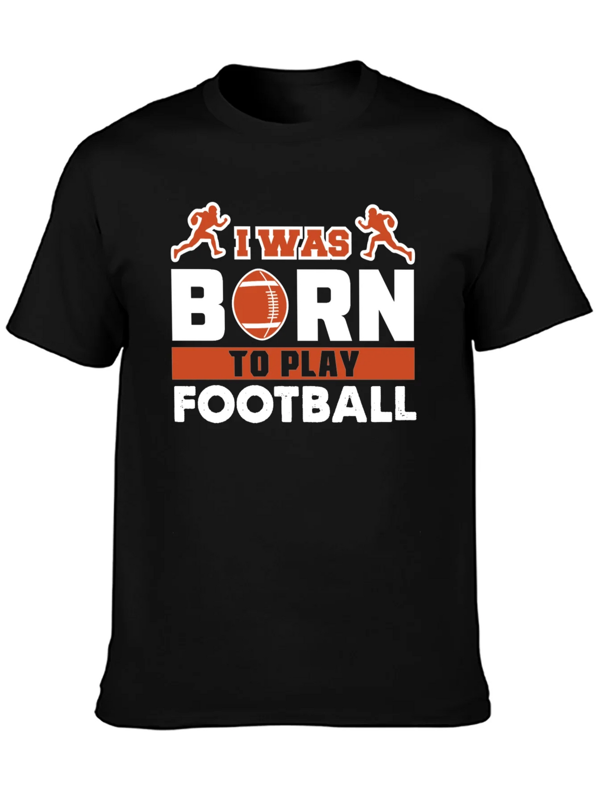 I Was Born To Play Football T-Shirt product image 3