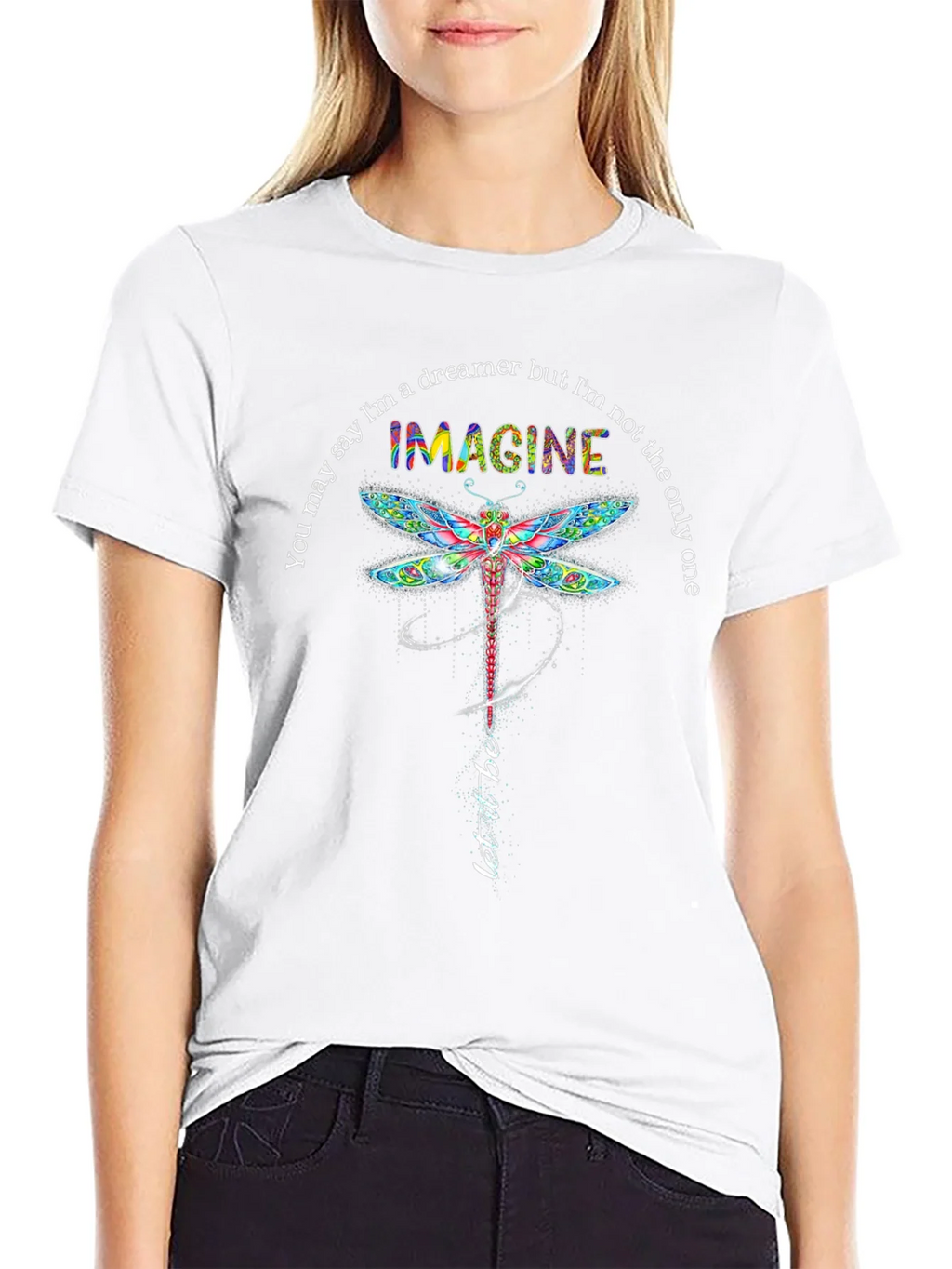 Imagine Dragonfly Graphic Tee - Soft & Stylish product image 8