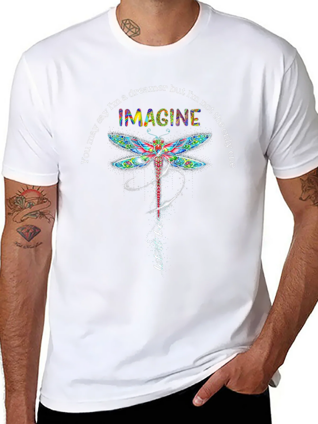 Imagine Dragonfly Graphic Tee - Soft & Stylish product image 7