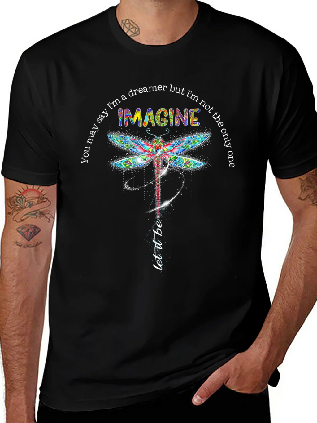 Imagine Dragonfly Graphic Tee - Soft & Stylish product image 1