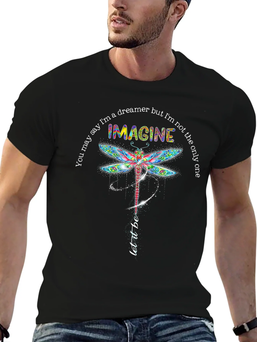 Imagine Dragonfly Graphic Tee - Soft & Stylish product image 6