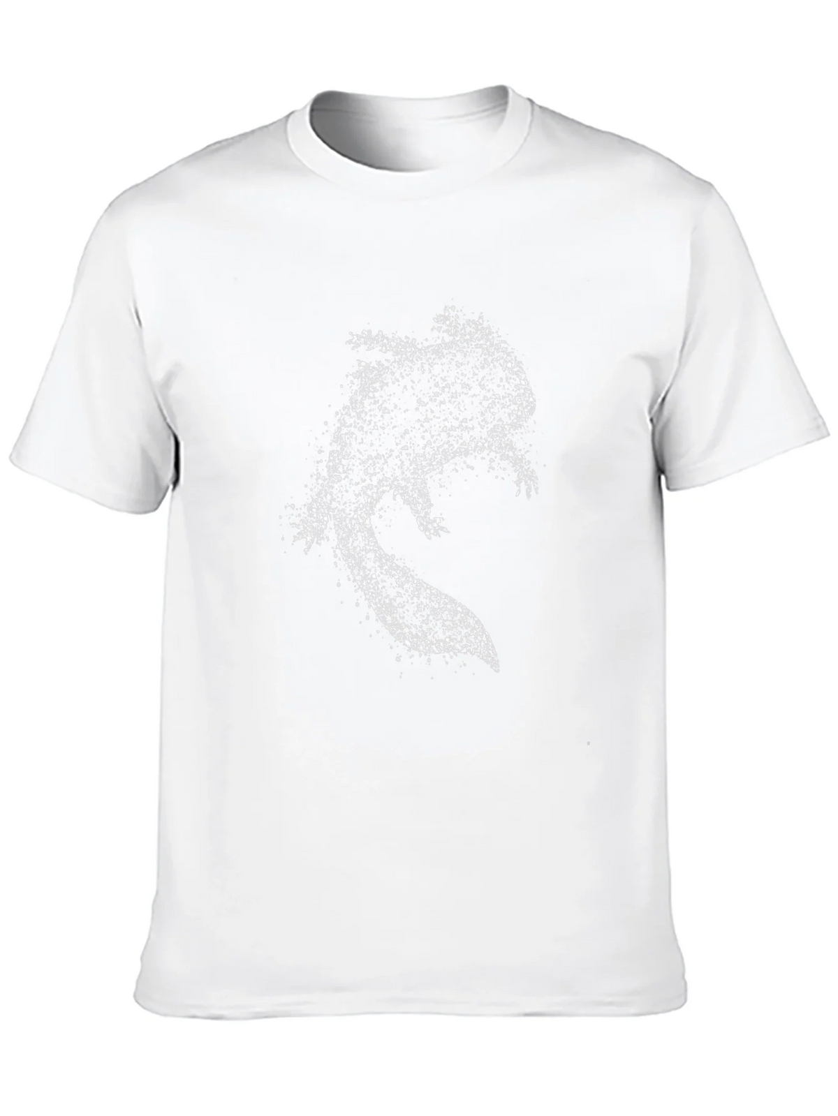 Distressed Axolotl Graphic Tee - Stylish Black T-Shirt product image 9