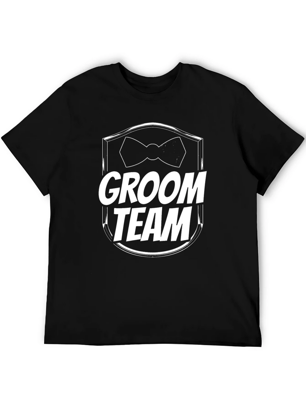 Groom Team T-Shirt - Black Wedding Party Tee product image 5