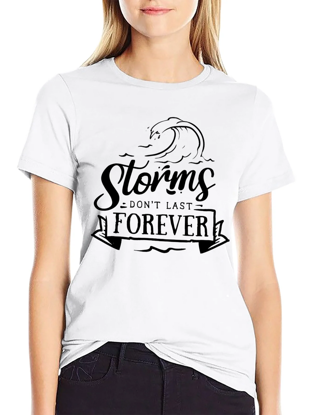 Storms Dont Last Forever Graphic Tee product image 8