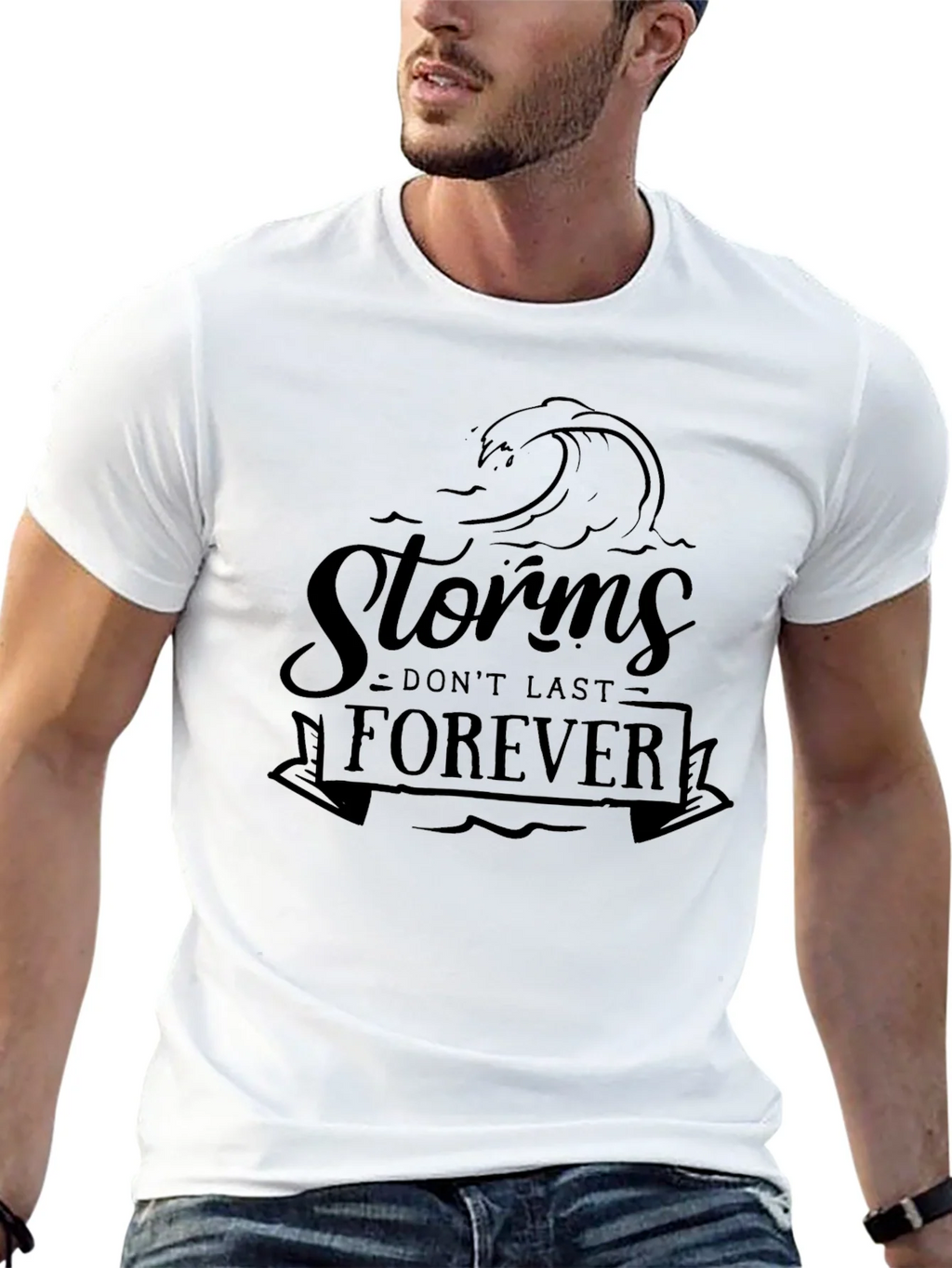 Storms Dont Last Forever Graphic Tee product image 12