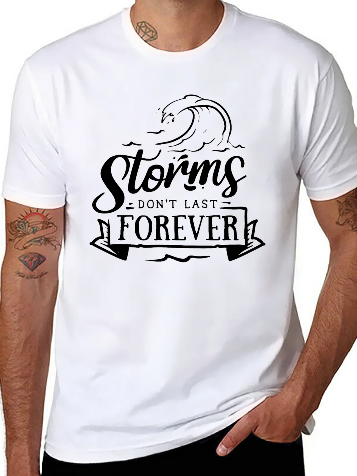 Storms Dont Last Forever Graphic Tee product image 7