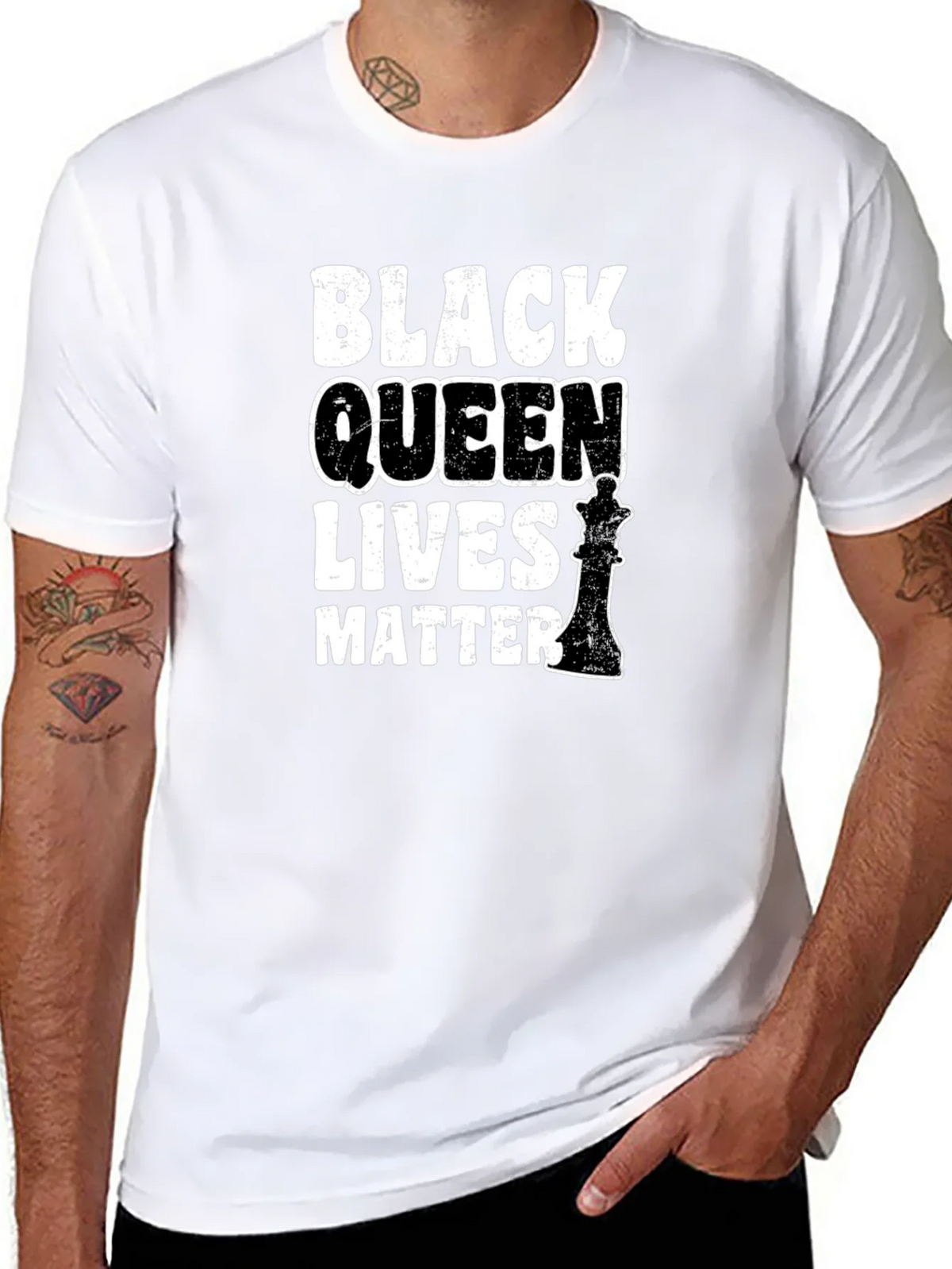 Black Queen Lives Matter Graphic Tee product image 3