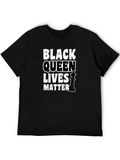 Black Queen Lives Matter Graphic Tee product image 1