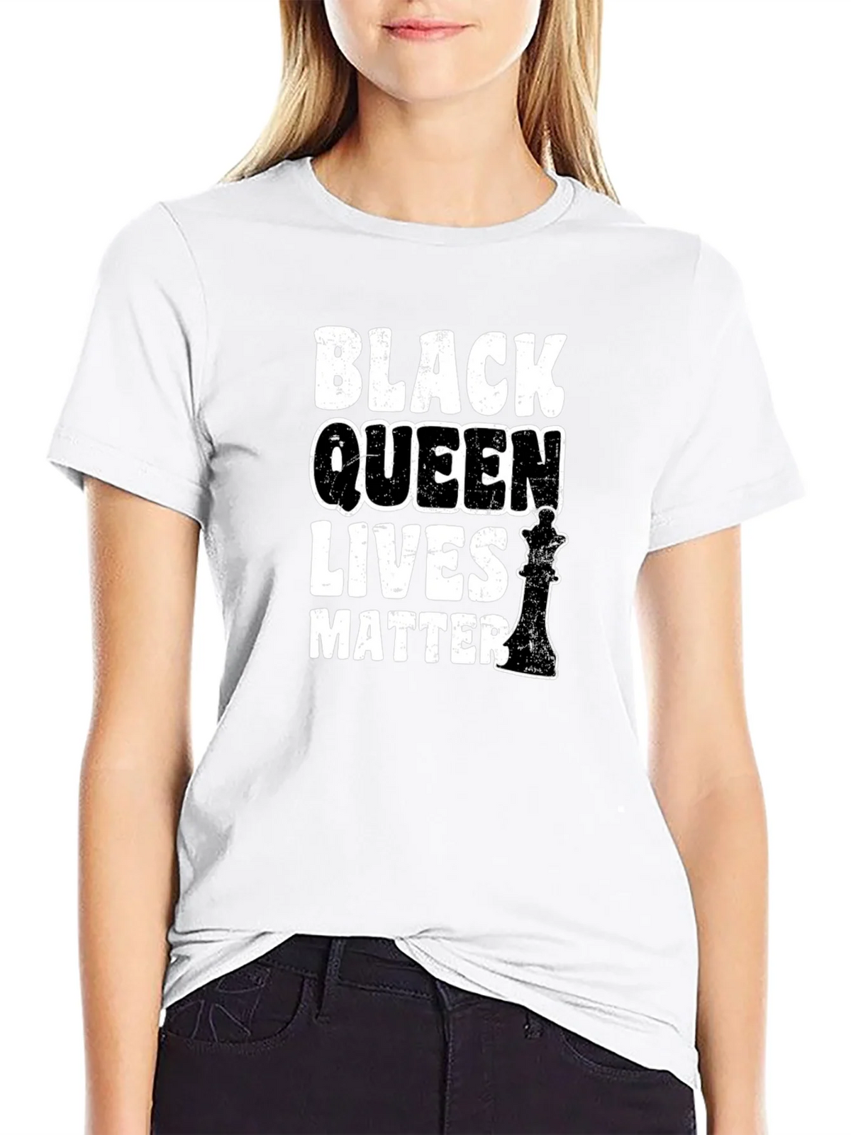 Black Queen Lives Matter Graphic Tee product image 4