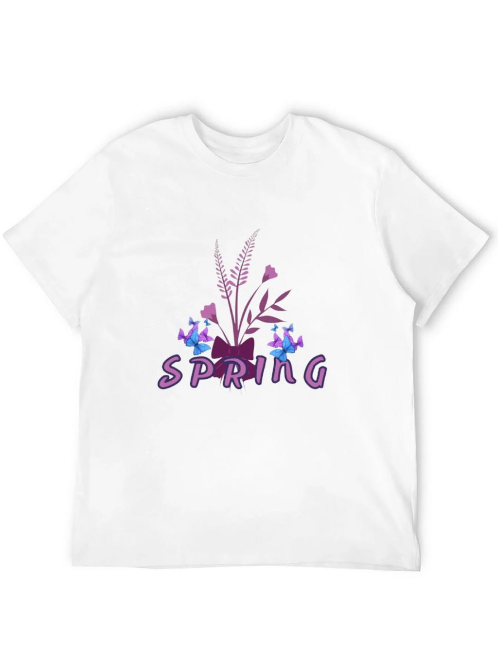 Spring Floral Butterfly Graphic Tee - Black product image 11