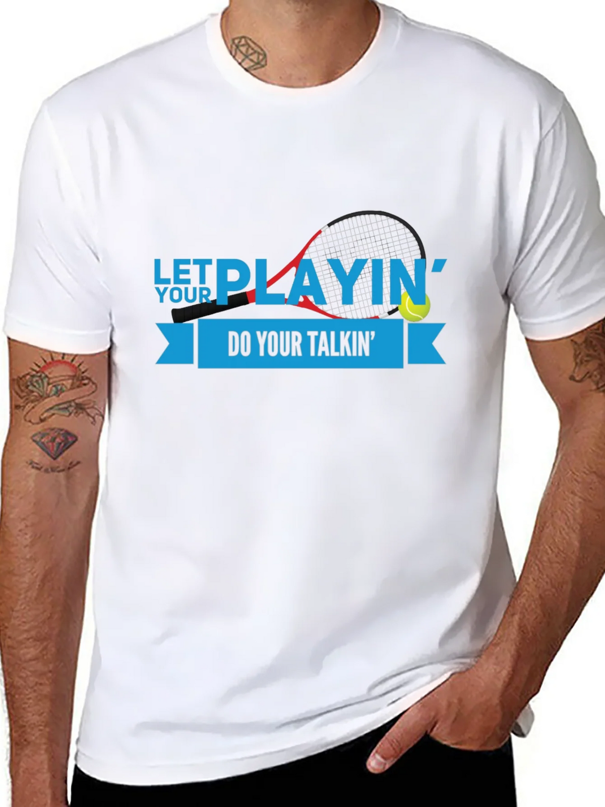 Let Your Playing Do Talkin T-Shirt product image 7